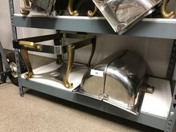 Stainless Steel & Brass Rectangular Chafer
