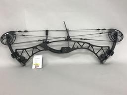 2016 Phenix Series Hellfire35 Black Smoke Compound Bow By Martin Archery, 60#@28"
