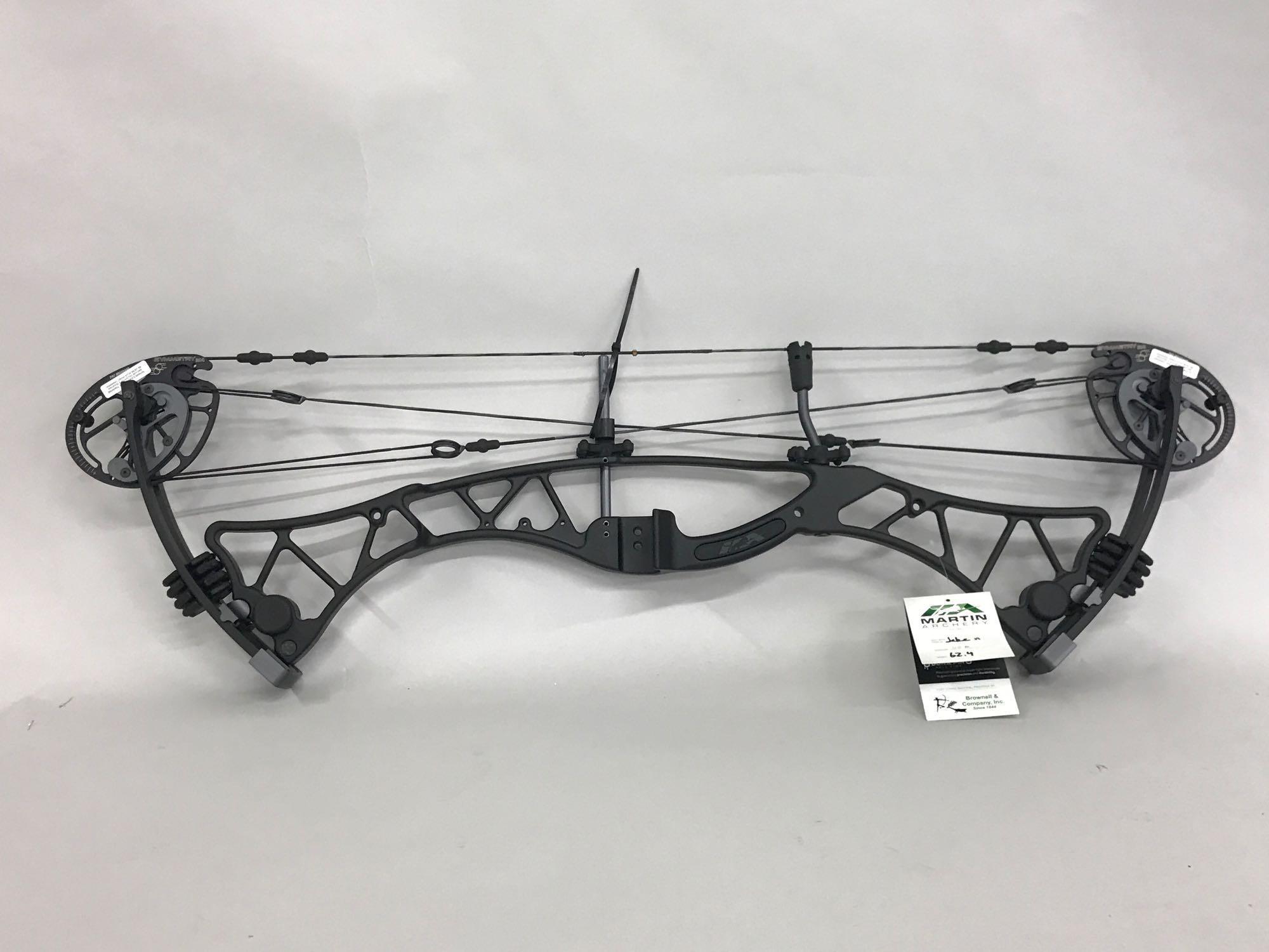 2016 Phenix Series Hellfire35 Black Smoke Compound Bow By Martin Archery, 60#@28"