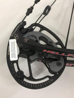 2016 Phenix Series Hellfire35 Black Smoke Compound Bow By Martin Archery, 60#@28"