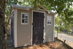 Outstanding Keter Vinyl Double Door Shed w/ Windows