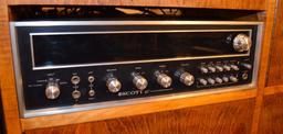Custom Built Stereo Cabinet w/ (2) Accoustic Research AR-2ax Speakers