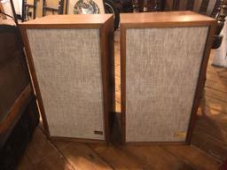 Custom Built Stereo Cabinet w/ (2) Accoustic Research AR-2ax Speakers