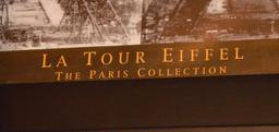 "La Tour Eiffel" Photograph & 17" Cast Iron Eiffel Tower Replica
