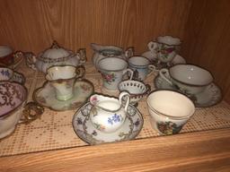 Assortment Of Teacups, Saucers & Other China