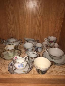 Assortment Of Teacups, Saucers & Other China