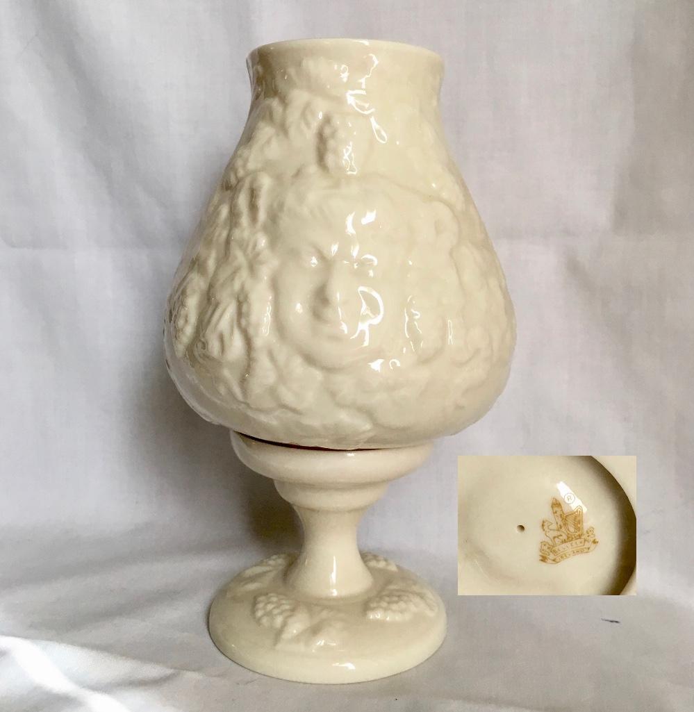 Belleek Mask Series Hurricane Lamp