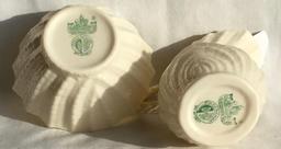 Belleek Double Shell Cream & Sugar 2nd Green Mark