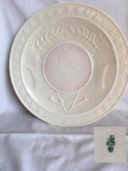 Belleek Declaration of Independence Plate