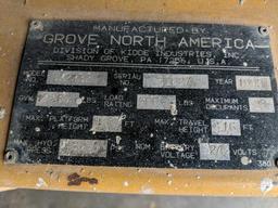 Grove SM2232E Manlift