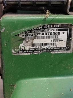 John Deere JX75 Walk Behind Rotary Mower