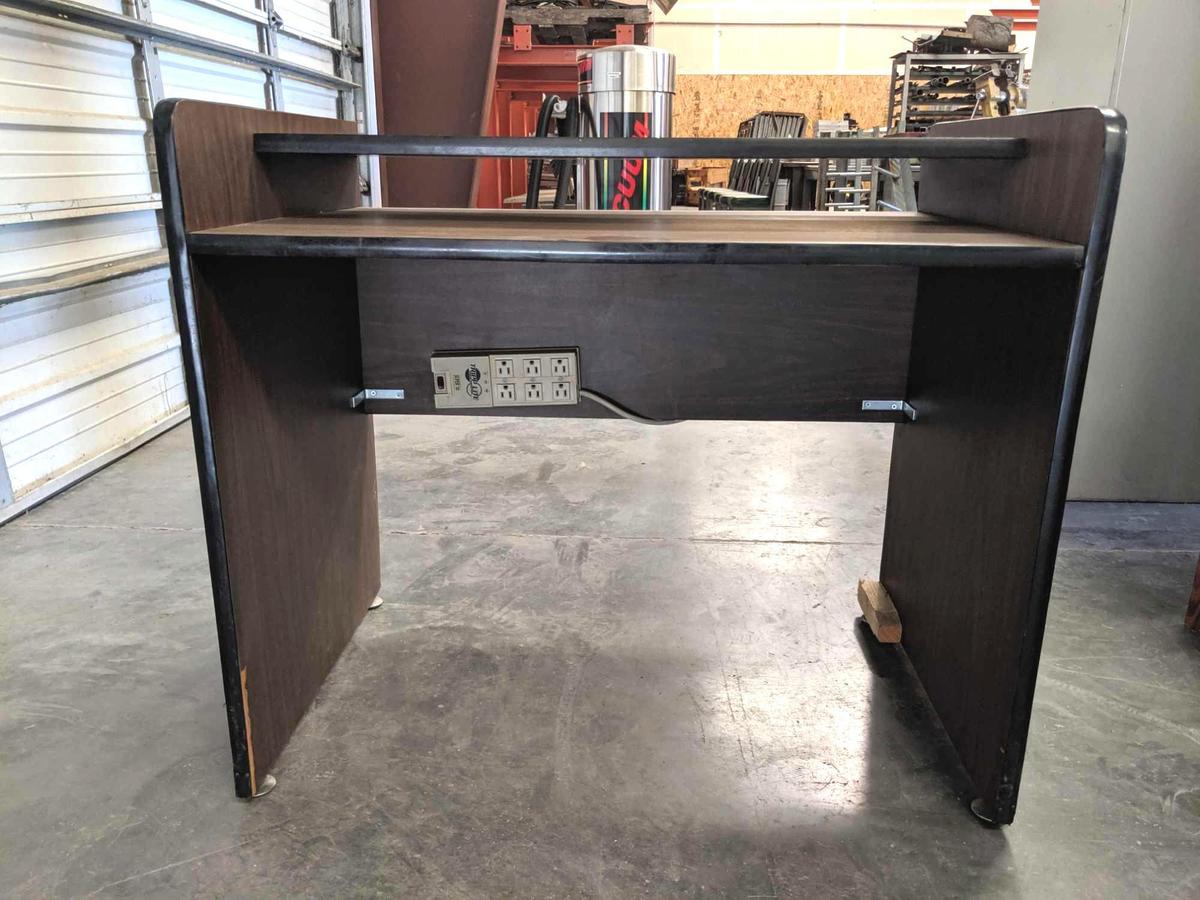 Laminate Top Computer Desk w/ Surge Protector Measurement: 3'W x 2'D x 32"H