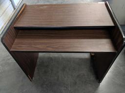 Laminate Top Computer Desk w/ Surge Protector Measurement: 3'W x 2'D x 32"H