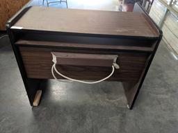 Laminate Top Computer Desk w/ Surge Protector Measurement: 3'W x 2'D x 32"H