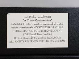 Elmer Fudd & Bugs Bunny "A Classic Confrontation" Animated Animation Signed & Numbered 514/2500