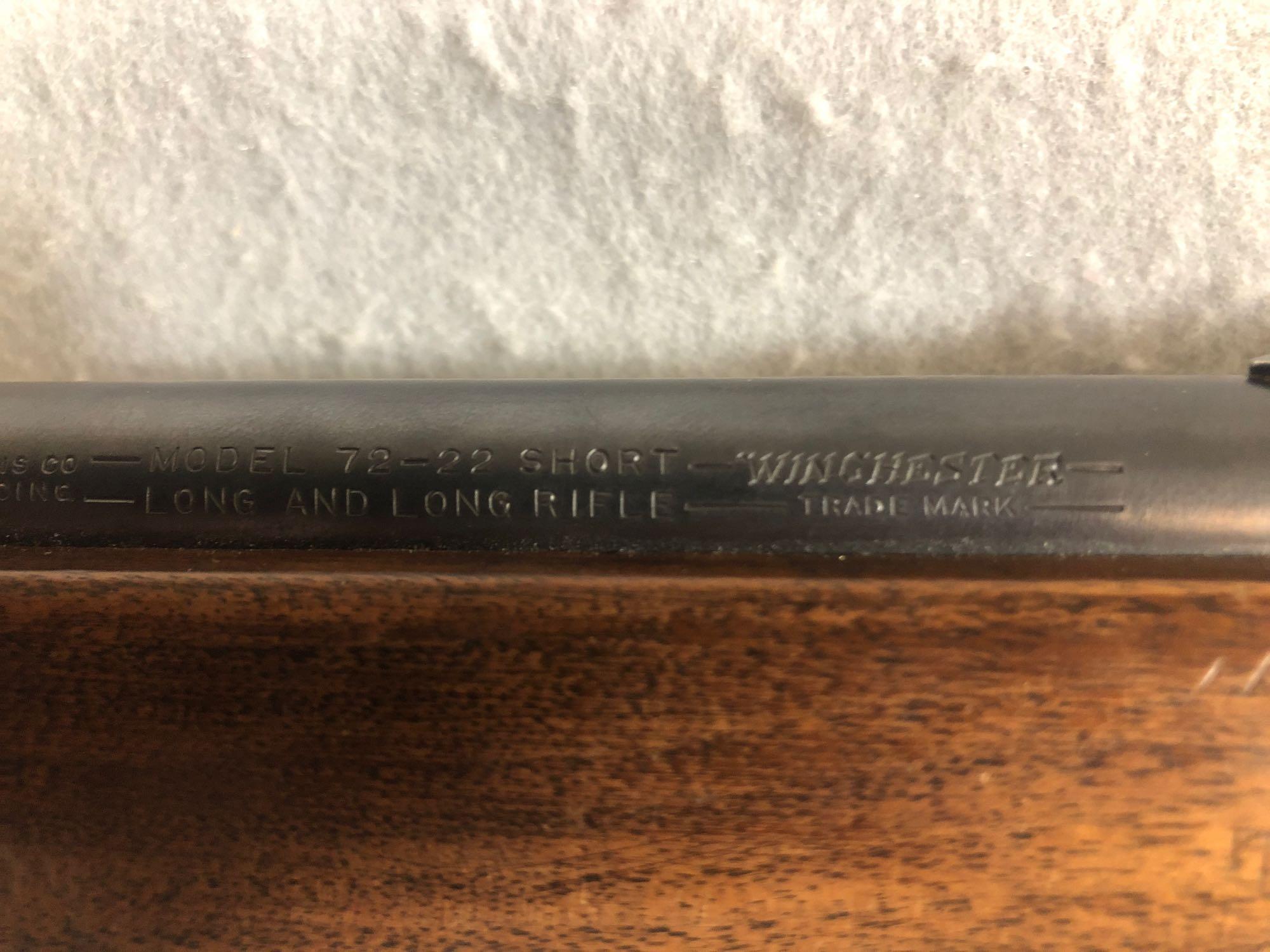 Winchester Model 72, .22cal Short/Long Rifle