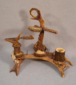 Black Forest Inkwell Set Circa 1900's