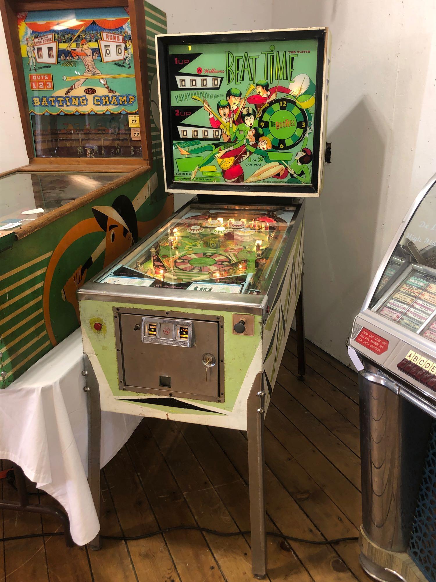1967 Williams Beat Time Pinball Machine