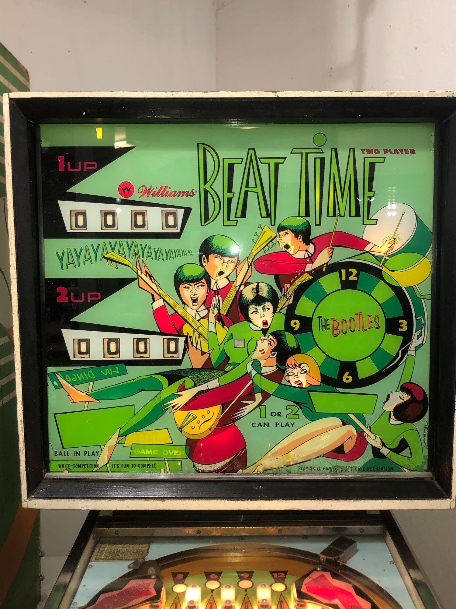 1967 Williams Beat Time Pinball Machine