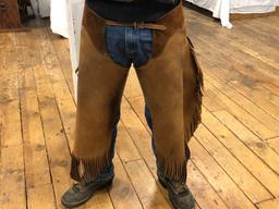 Leather Cowboy Chaps