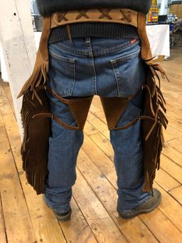 Leather Cowboy Chaps
