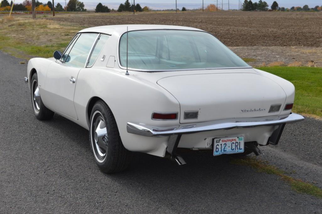 1963 Studebaker Avanti R2, Paxton Supercharger, Jet Thrust 289 V-8, 4 BBL, Borg Warner 3-speed AT