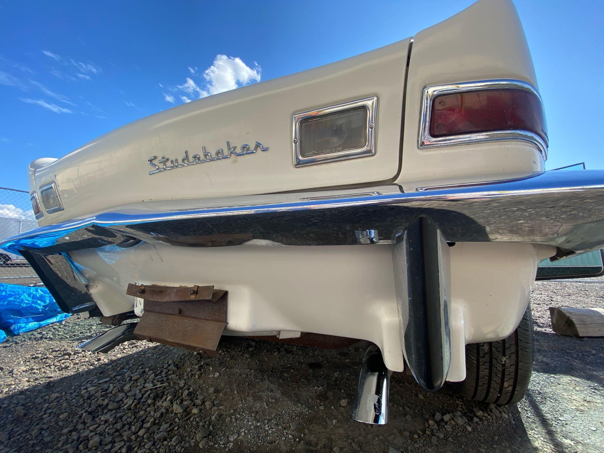 1963 Studebaker Avanti R2, Paxton Supercharger, Jet Thrust 289 V-8, 4 BBL, Borg Warner 3-speed AT