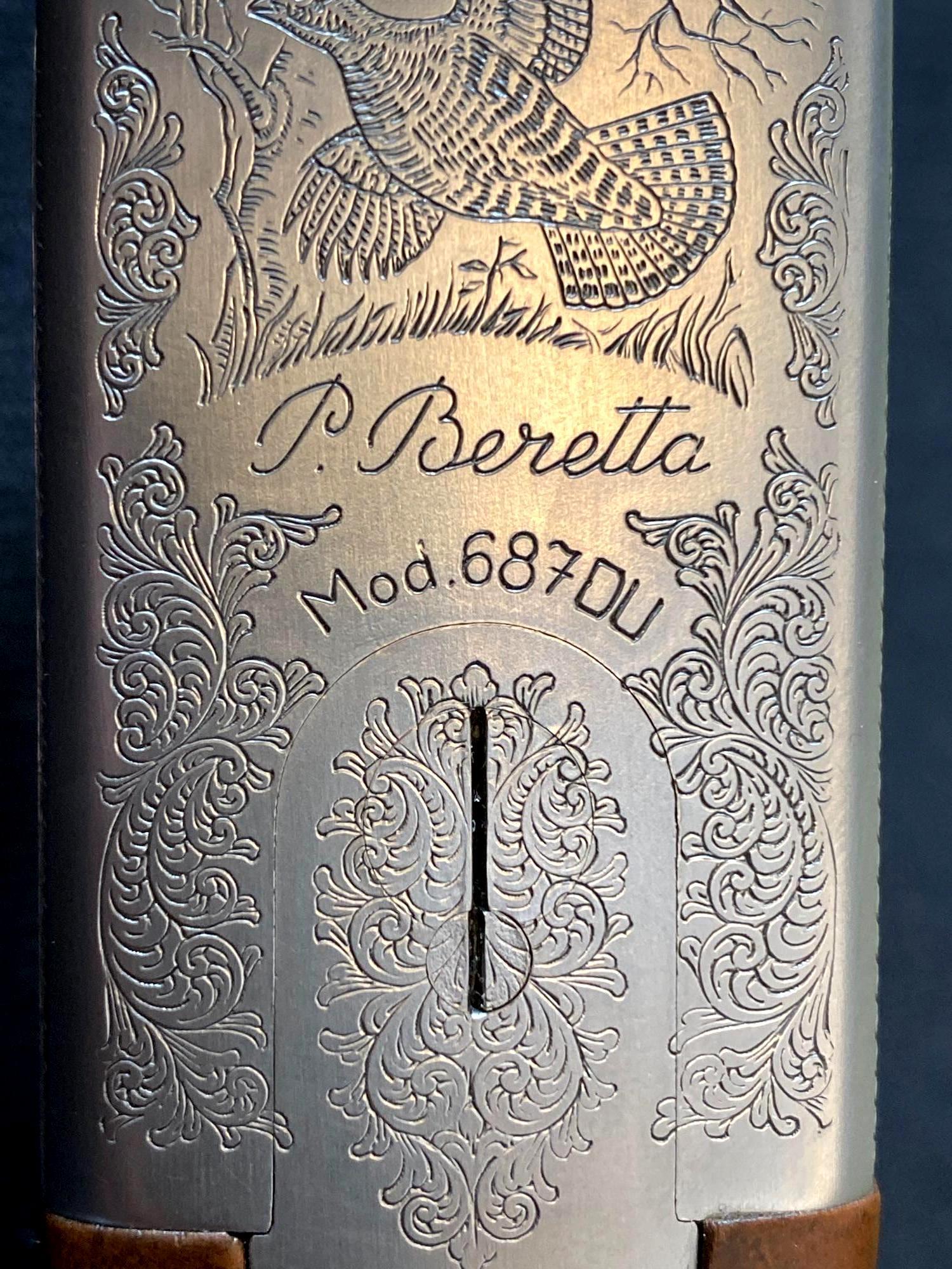Beretta Ducks Unlimited Special Edition Model 687DU 410-Ga Over Under Break Action Shotgun w/ Case