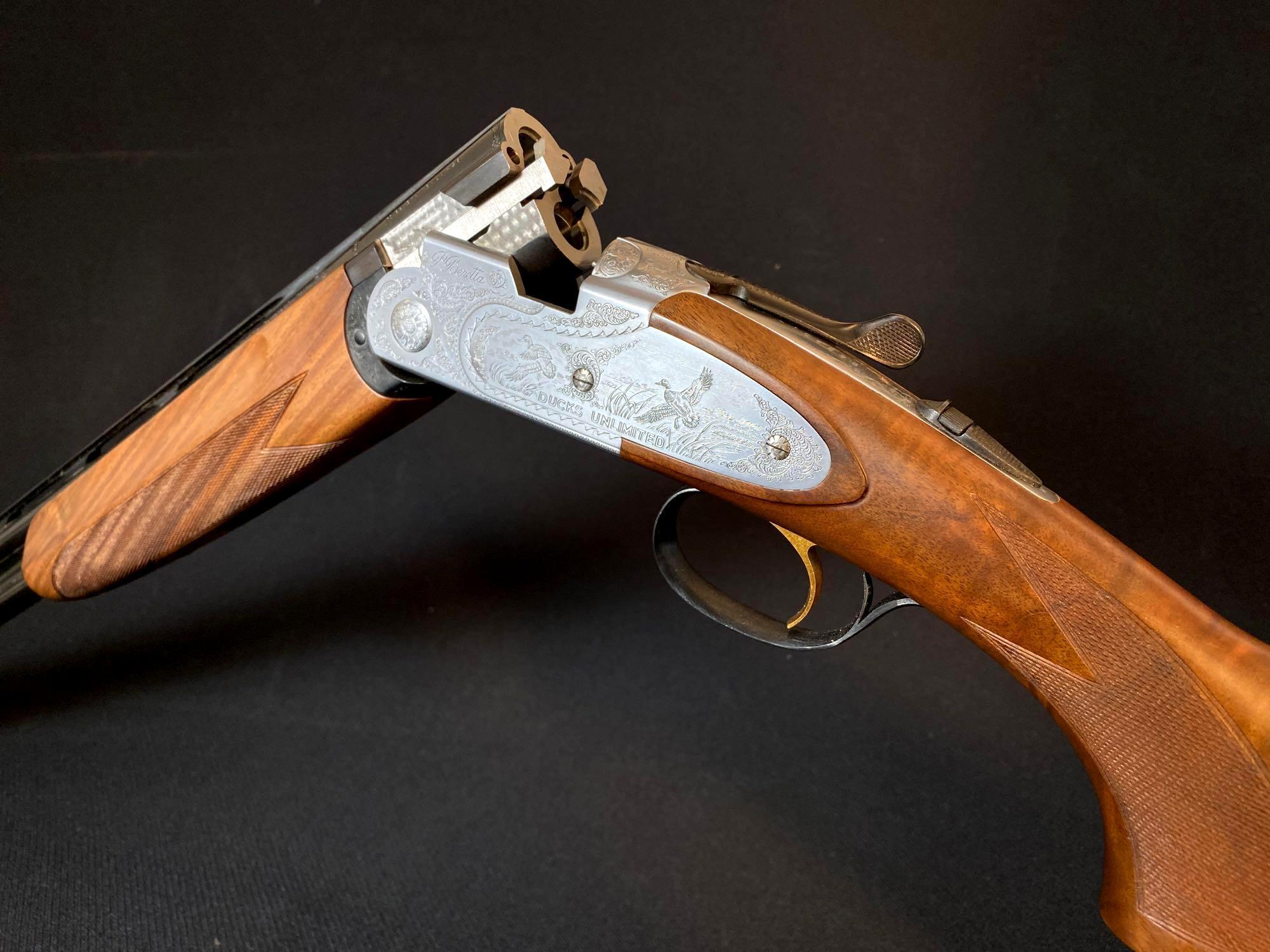 Beretta Ducks Unlimited Special Edition Model 687DU 410-Ga Over Under Break Action Shotgun w/ Case