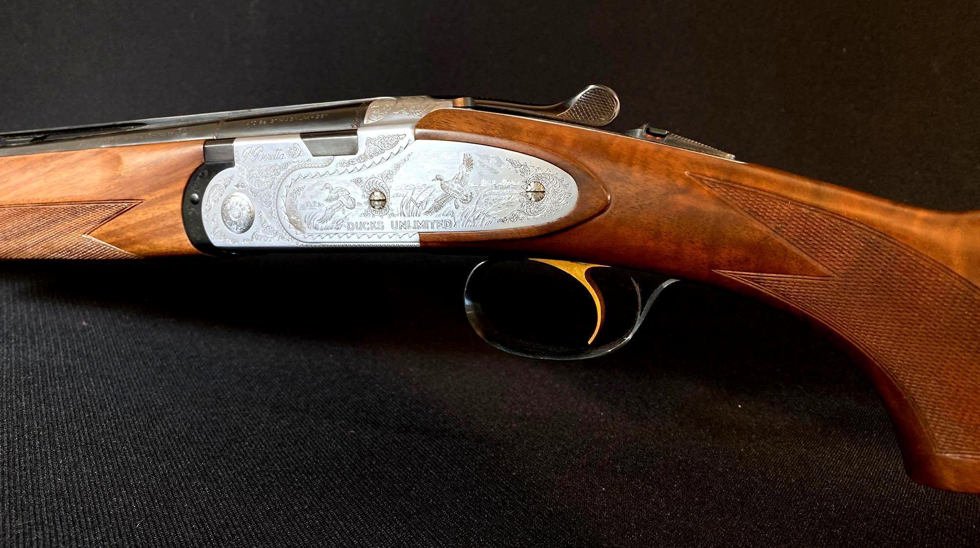 Beretta Ducks Unlimited Special Edition Model 687DU 410-Ga Over Under Break Action Shotgun w/ Case