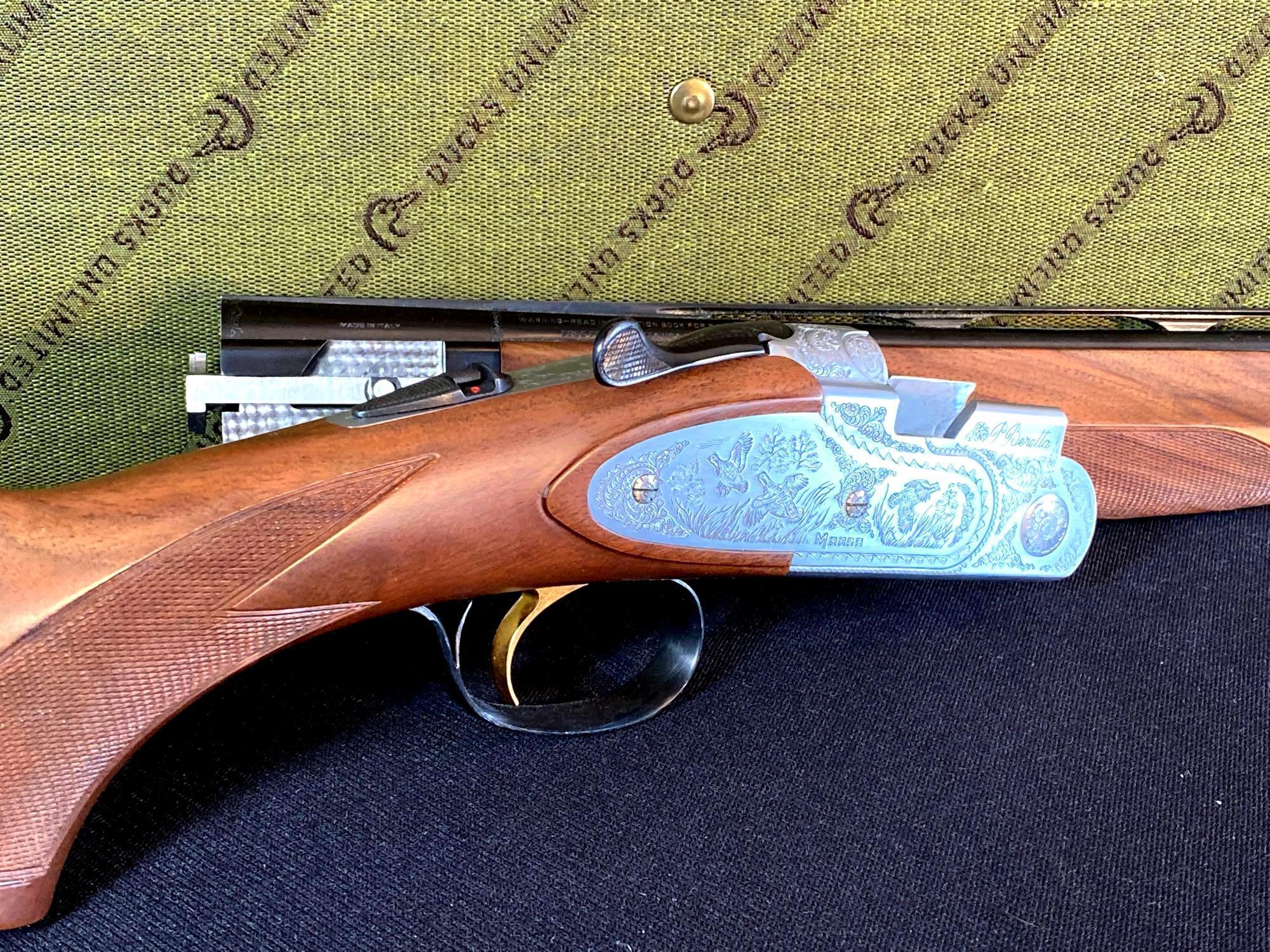 Beretta Ducks Unlimited Special Edition Model 687DU 410-Ga Over Under Break Action Shotgun w/ Case