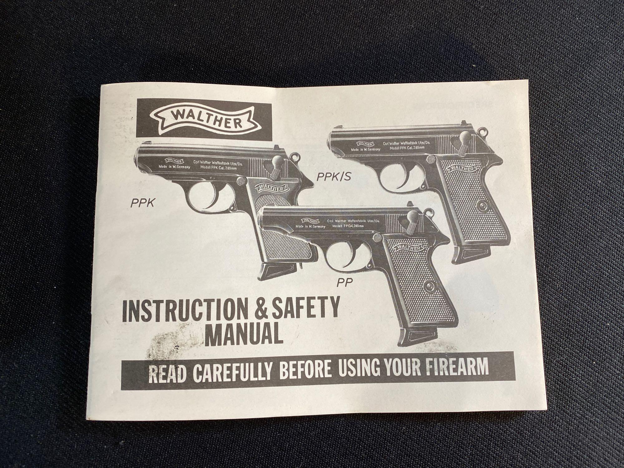 Walther Model PPK .380ACP Semi-Auto Pistol w/ Case