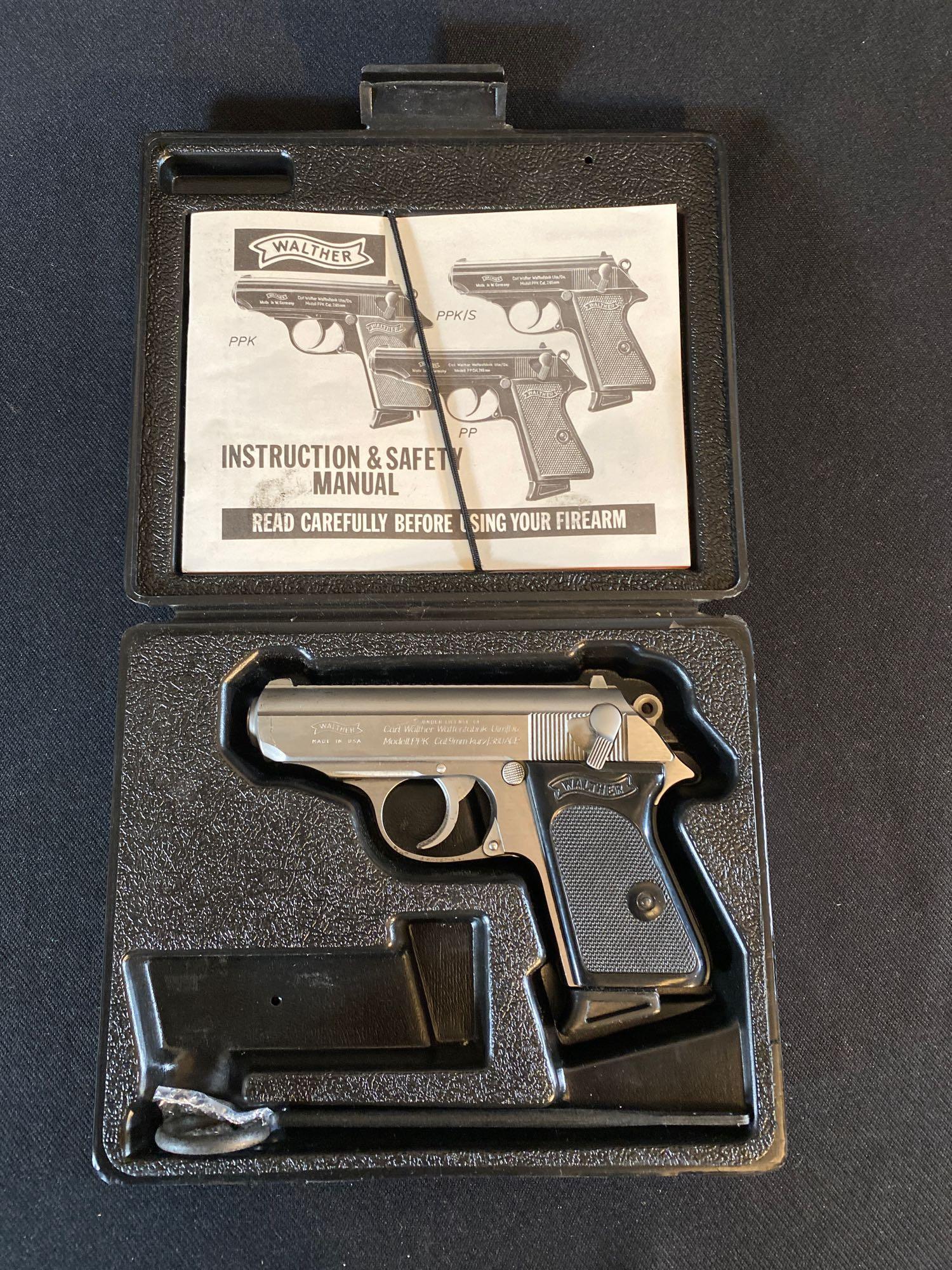 Walther Model PPK .380ACP Semi-Auto Pistol w/ Case