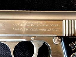 Walther Model PPK .380ACP Semi-Auto Pistol w/ Case