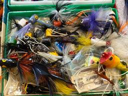 Large Assortment of Fishing Flies