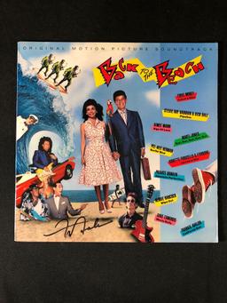 Frankie Avalon "Back To The Beach" Original Motion Picture Soundtrack Autographed By Frankie Avalon