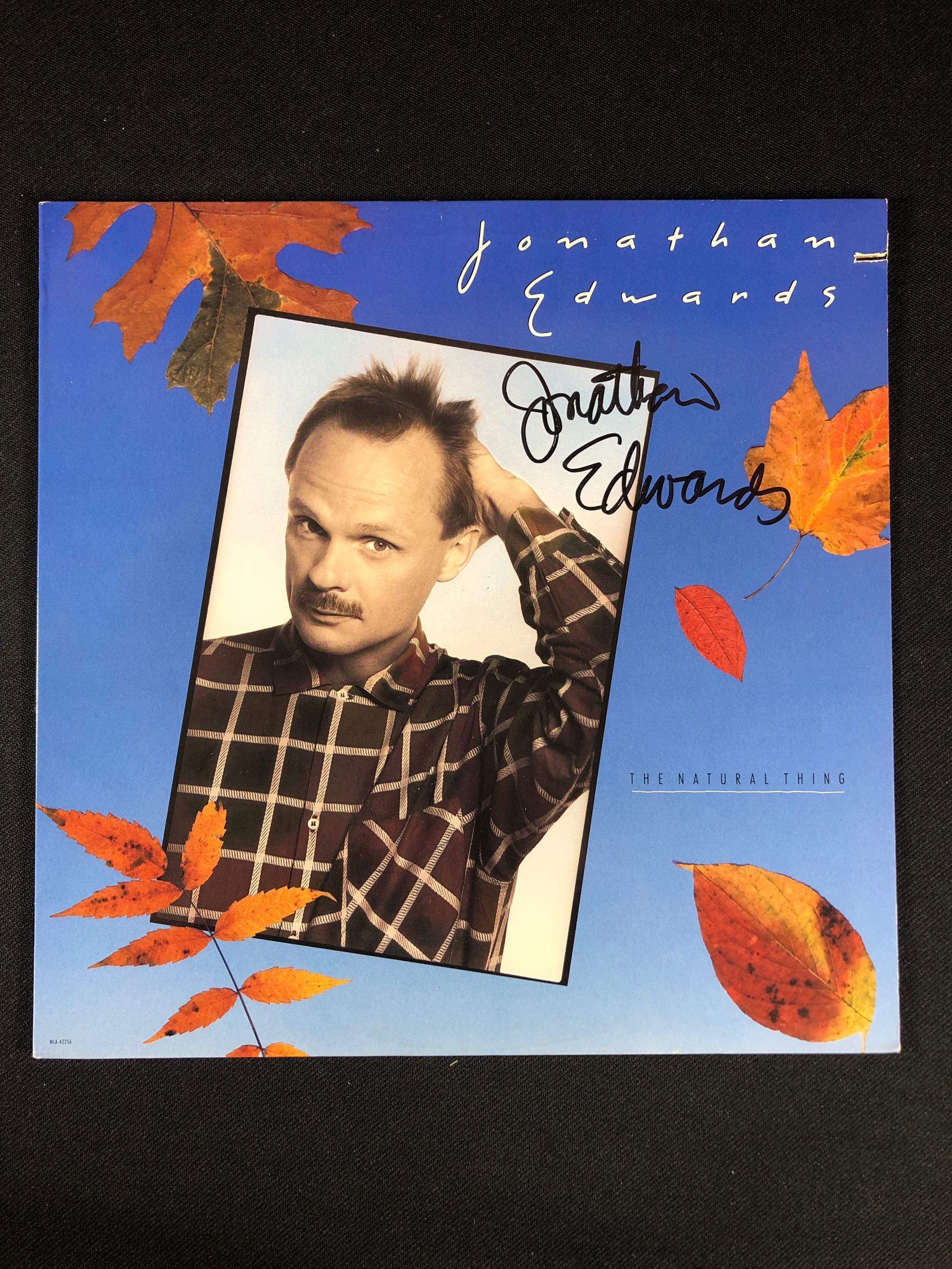 Jonathan Edwards "The Natural Thing" Autographed Album