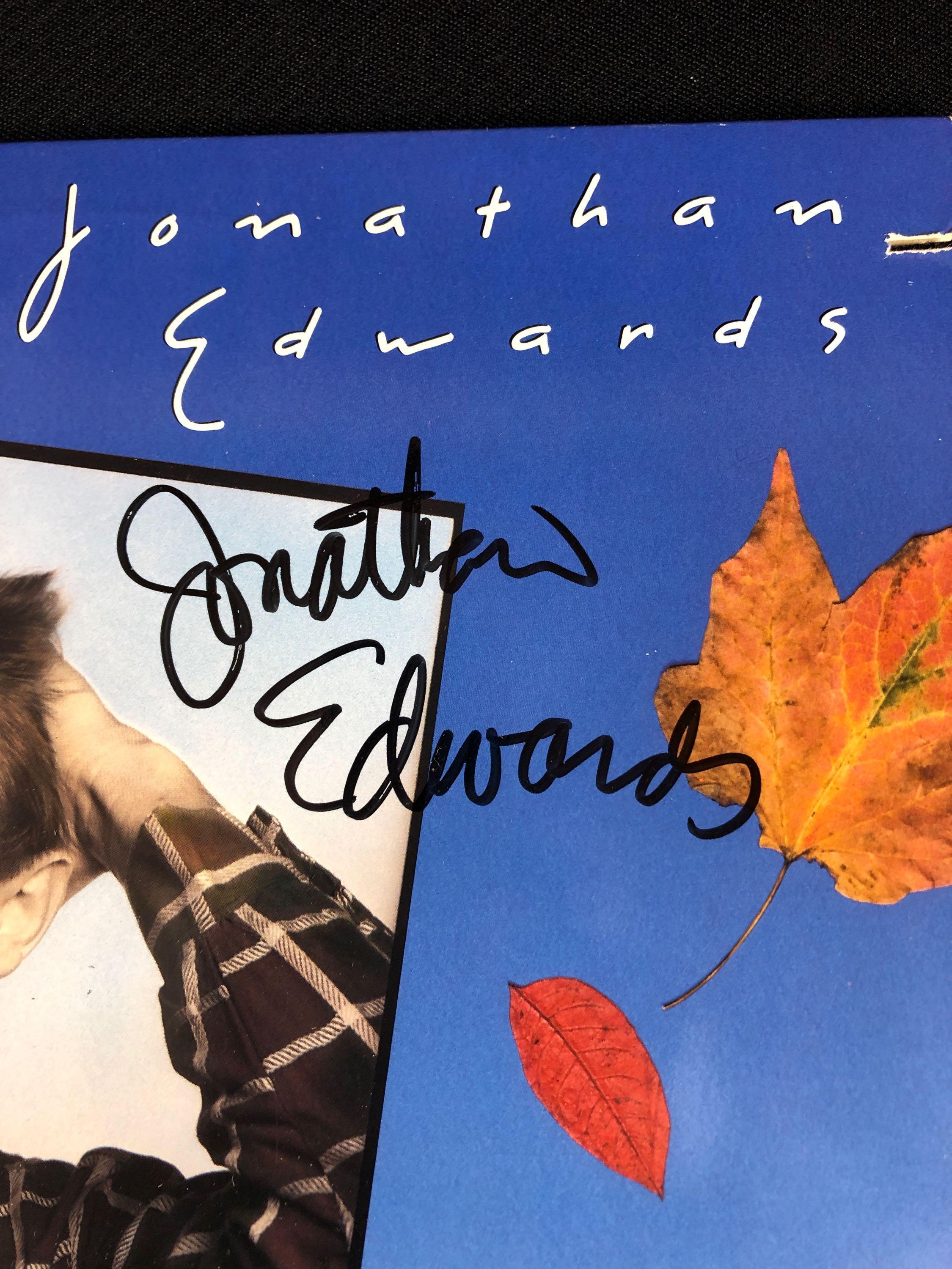 Jonathan Edwards "The Natural Thing" Autographed Album