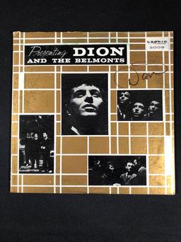 "Dion And the Belmonts" Autographed Album Signed by Dion DiMucci