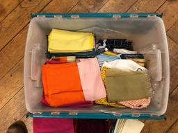 Large Lot of Linen Napkins and Pot Holders