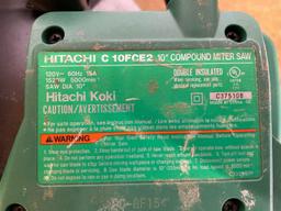 Hitachi C10FCE2 15-Amp 10-inch Single Bevel Compound Miter Saw