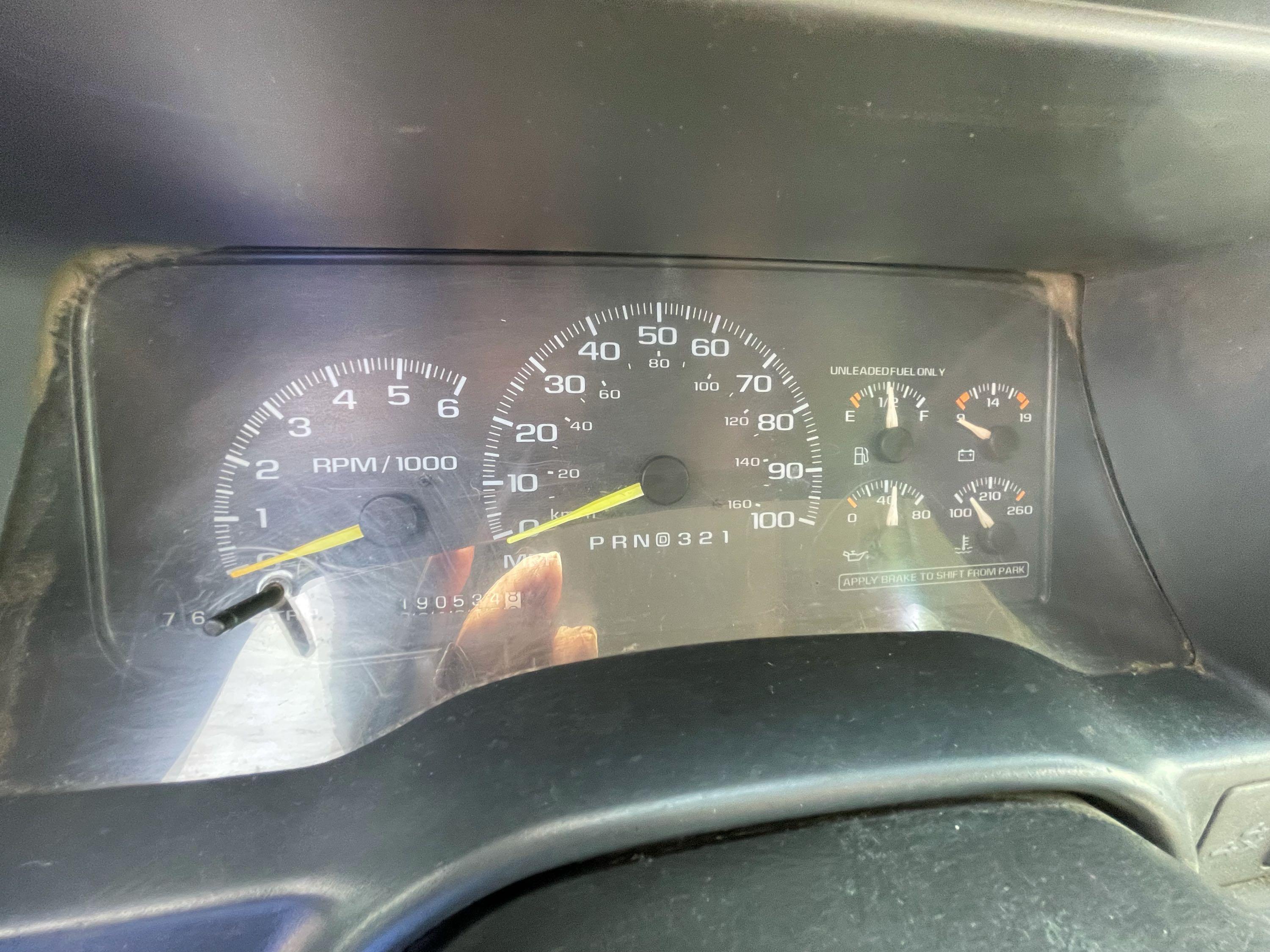 1997 Chevrolet K1500 4 X 4 2-Door Extended Cab Z71 Pickup Truck