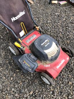 Homelite 12Amp 20" Deck Electric Corded Mower w/ Bag (Worked When Tested)