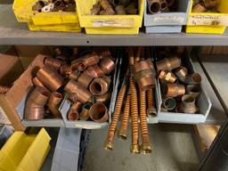 Assortment Of Clean Copper Parts w/ Trays