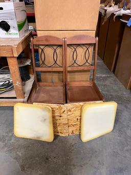 Set of (2) Hardwood Chairs Matching Previous Dinette Sets