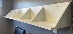 6ft White Shelf