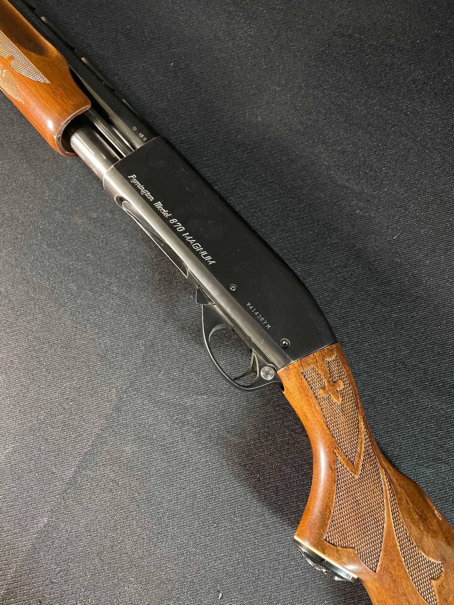 Remington Model 870 12 gauge Shotgun, Serial# W414387M