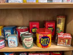Assorted Vintage Food Tins