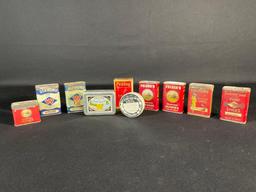 Lot of Vintage Various Spice Tins