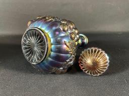 Imperial Grape Carnival Glass Wine Decanter